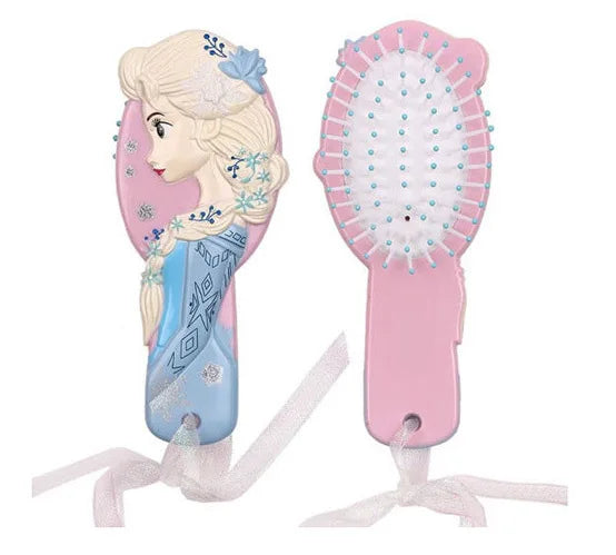 6-Piece Disney Frozen Elsa Anna Peripheral Hair Accessories Cute Cartoon Disney Princess Comb Set Accessories Children'S Girl Gi