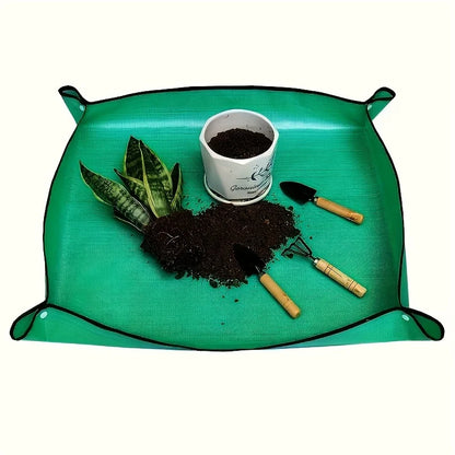 1pc Planting Ma Gardening Potting Pad Foldable Garden Plant Flower Pot Transplanting Waterproof Mats