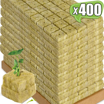 500/50Pcs Planting Cubes Sponge Wool Starter Plugs Hydroponic Grow Media Cubes Seedling Grow Block Greenhouse Garden Supplies