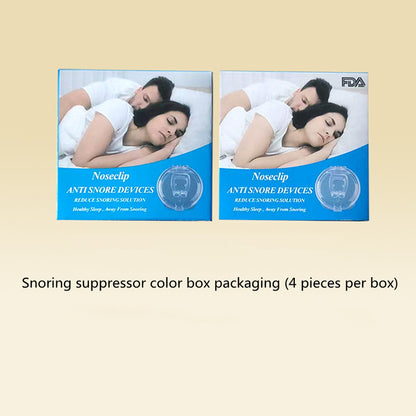 Silicone Magnetic Anti Snore Stop Snoring Nose Clip Sleep Tray Sleeping Aid Apnea Guard Night Device