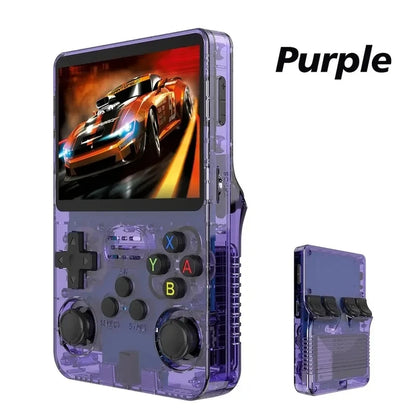 YYDZKJ Open Source R36S Retro Handheld Game Console Linux System 3.5 Inch IPS Screen Portable Pocket Video Player 64GB Game gift