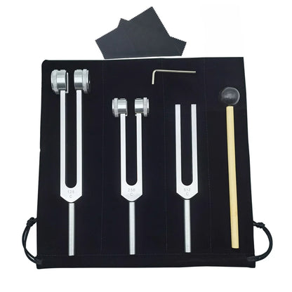 Tuning Forks Set 128Hz 256Hz 512Hz Tuning Forks For Sound Healing Meditation Tool Musical Instrument Tuner