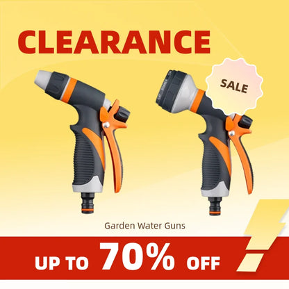 Clearance_Spray Lawn Watering Multi-Function Car Wash High Pressure Durable Hand-Held Tools Hose Sprinkle Nozzle Garden_Continuo