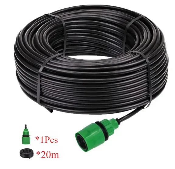 DIY 5-50m PVC Garden Watering Garden Hose 4/7mm Micro Irrigation Pipe Drip Watering Kits with Adjustable Drippers Punch Tool