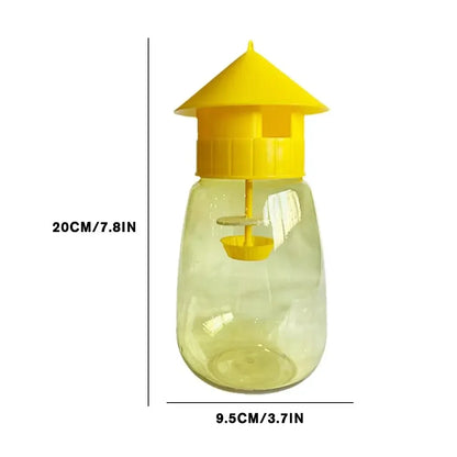 Fruit Fly Trap Killer Yellow Plastic Drosophila Trap Anti Fly Fruit Fly killer Catcher Orchard Insect Trap Pest Control Products