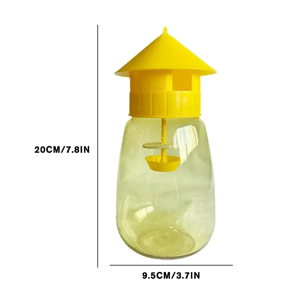 Fruit Fly Trap Killer Yellow Plastic Drosophila Trap Anti Fly Fruit Fly killer Catcher Orchard Insect Trap Pest Control Products