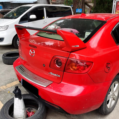 For Mazda 3 ABS FD2 Spoiler 2006 2007 2008 2009 2010 2011 2012 2013  Three Parts Mazda 3 Car Boot Cover Rear Wing