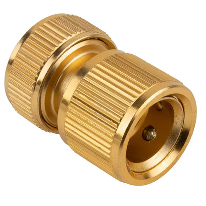 1/2" Garden Brass Hose Connector Watering Water Hose Pipe Tap Adaptor Quick Release Fitting Gardening Irrigation Car Washing