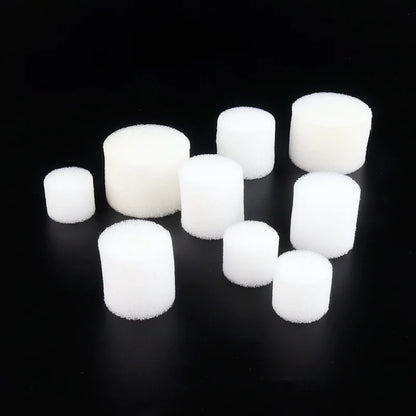 50pcs White Mesh Cup Sponge Garden Vegetable Soilless Cultivation Growing Media Hydroponic Grow System Baskets Planting Sponge