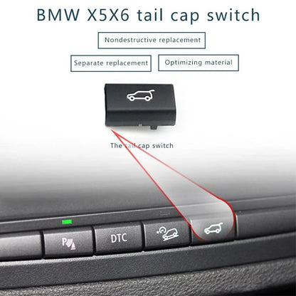 Car Tailgate Rear Trunk Switch Button Cover For BMW X5 E70 2006-13 X6 E71 2008-2014